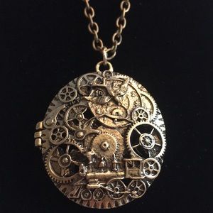 Steampunk Large Magnetic Locket